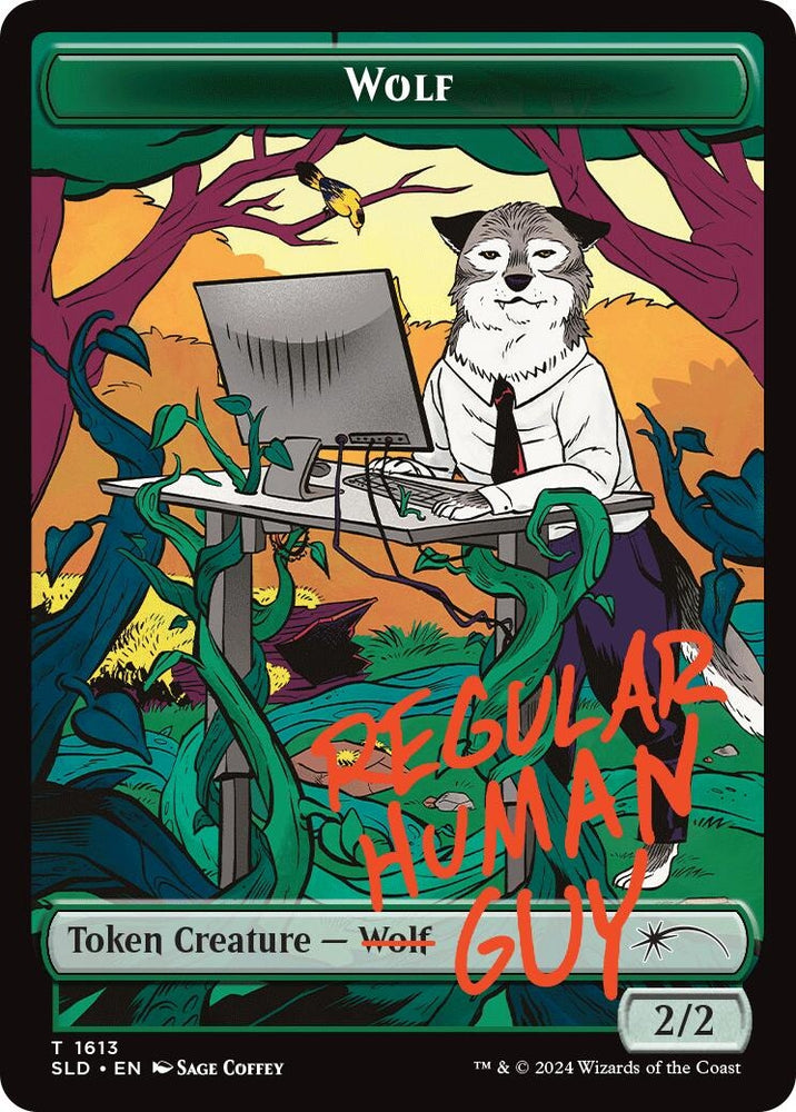 Image for Wolf Token (1613) [Secret Lair Drop Series]