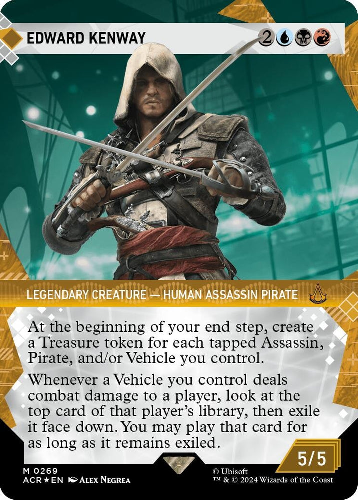Image for Edward Kenway (Showcase) (Textured Foil) (269) [Universes Beyond: Assassin's Creed]