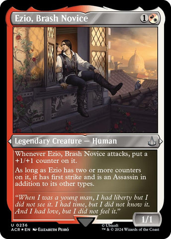 Image for Ezio, Brash Novice (Foil Etched) (236) [Universes Beyond: Assassin's Creed]