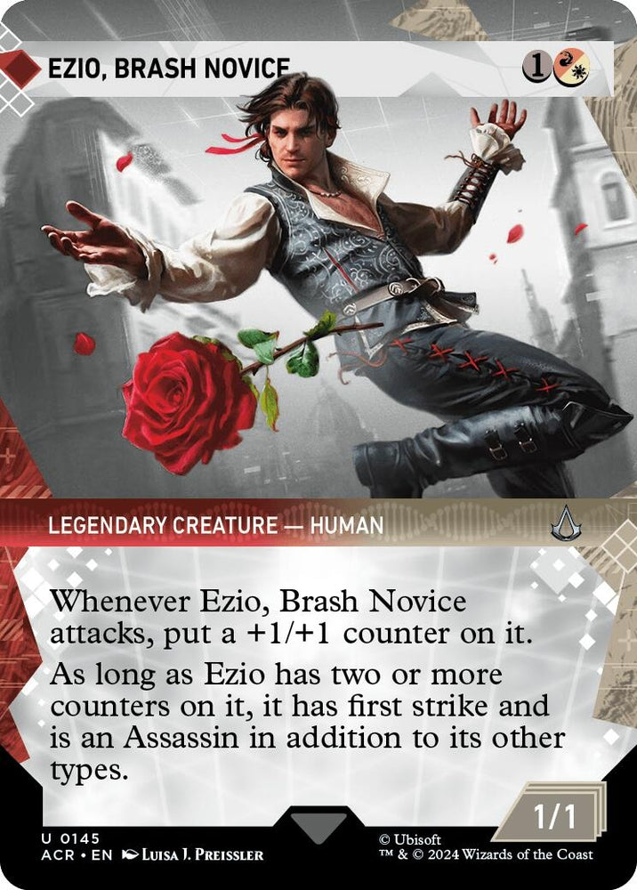 Image for Ezio, Brash Novice (Showcase) (145) [Universes Beyond: Assassin's Creed]