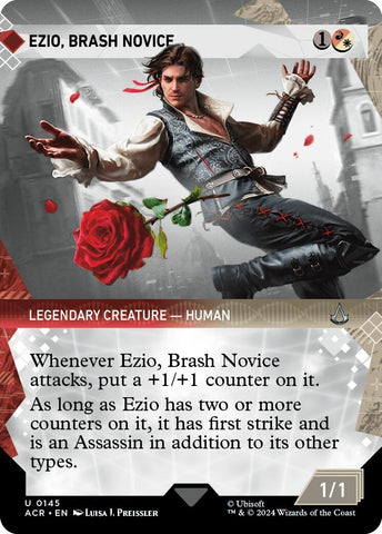Image for Ezio, Brash Novice (Showcase) (145) [Universes Beyond: Assassin's Creed]