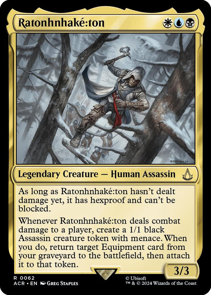 Image for Ratonhnhake:ton (62) - Magic: The Gathering