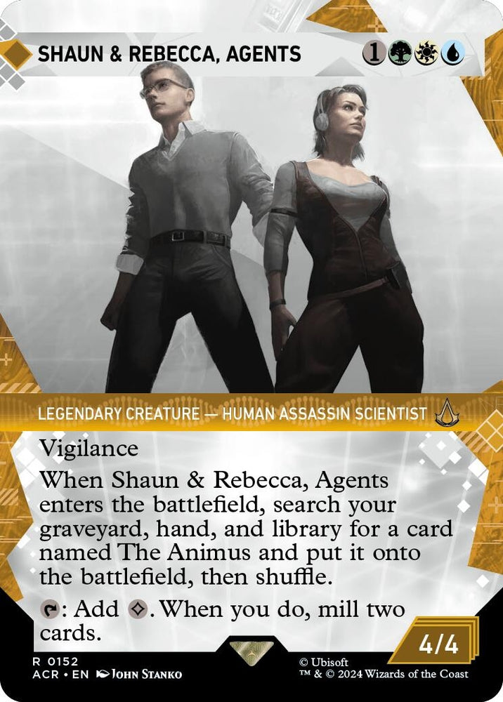 Image for Shaun & Rebecca, Agents (Showcase) (152) [Universes Beyond: Assassin's Creed]