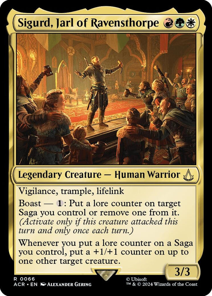 Image for Sigurd, Jarl of Ravensthorpe (66) [Universes Beyond: Assassin's Creed]