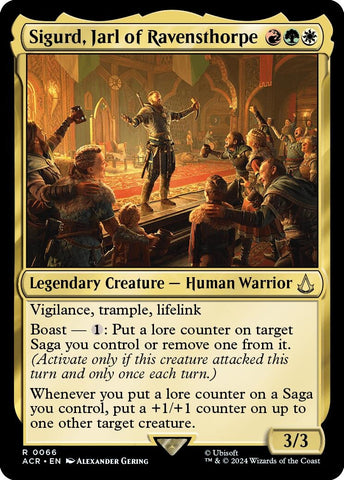 Image for Sigurd, Jarl of Ravensthorpe (66) [Universes Beyond: Assassin's Creed]