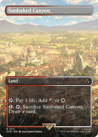 Image for Sunbaked Canyon (Borderless) (111) - Magic: The Gathering