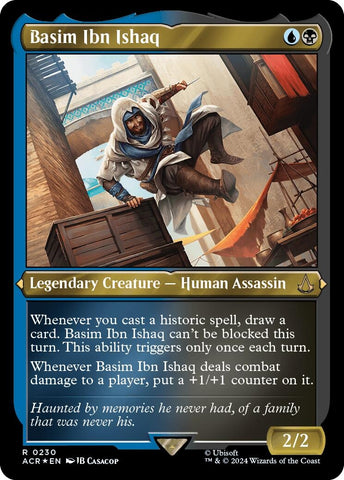Image for Basim Ibn Ishaq (Foil Etched) (230) [Universes Beyond: Assassin's Creed]