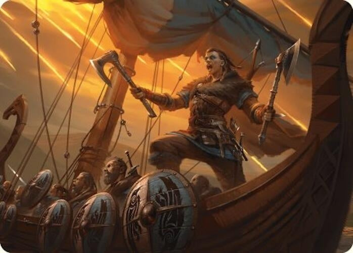 Image for Eivor, Battle-Ready Art Card (18) [Art Series: Universes Beyond: Assassin's Creed]