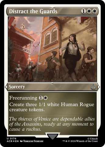 Image for Distract the Guards (Foil Etched) (174) [Universes Beyond: Assassin's Creed]
