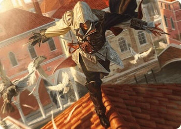 Image for Ezio, Blade of Vengeance Art Card (19) [Art Series: Universes Beyond: Assassin's Creed]