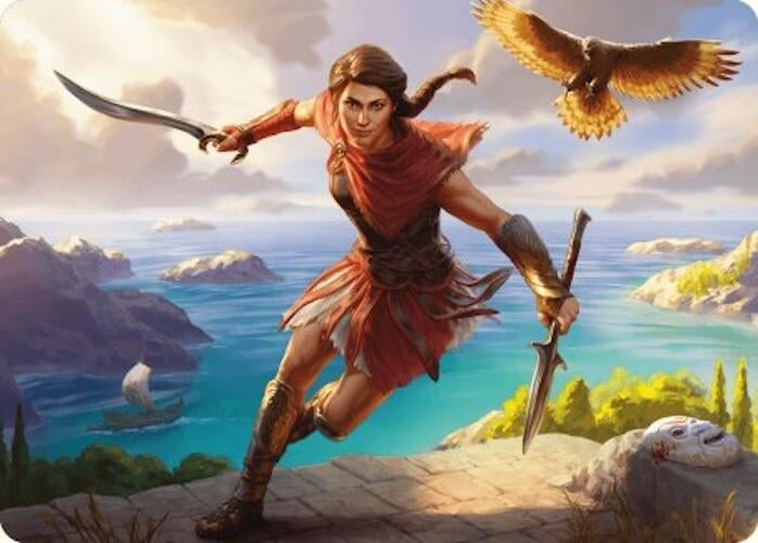 Image for Kassandra, Eagle Bearer Art Card (6) [Art Series: Universes Beyond: Assassin's Creed]