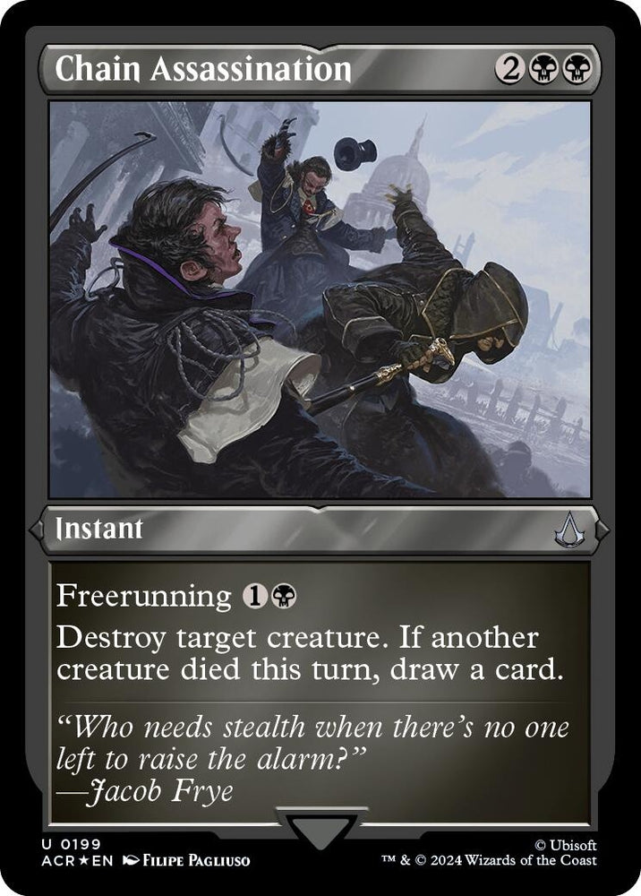 Image for Chain Assassination (Foil Etched) (199) [Universes Beyond: Assassin's Creed]