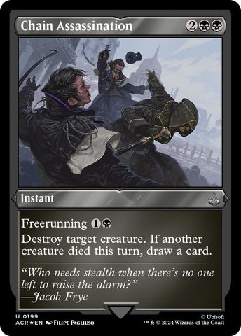 Image for Chain Assassination (Foil Etched) (199) [Universes Beyond: Assassin's Creed]