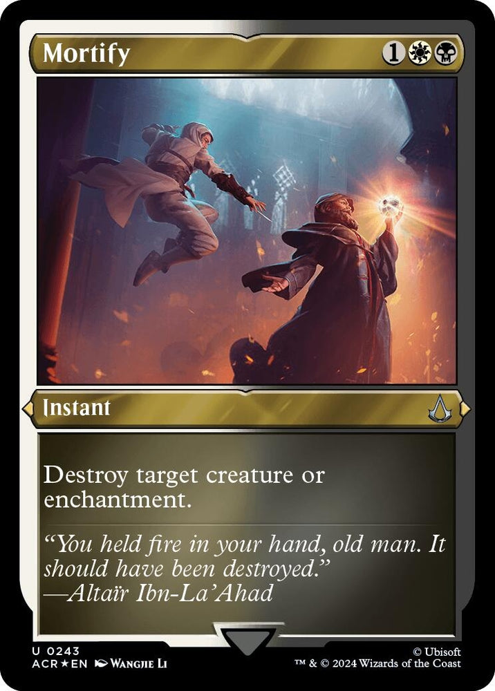 Image for Mortify (Foil Etched) (243) [Universes Beyond: Assassin's Creed]