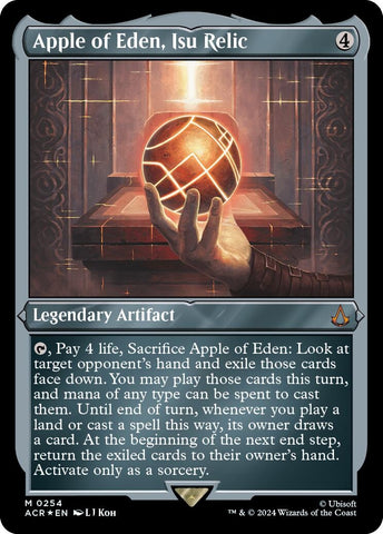 Image for Apple of Eden, Isu Relic (Foil Etched) (254) [Universes Beyond: Assassin's Creed]