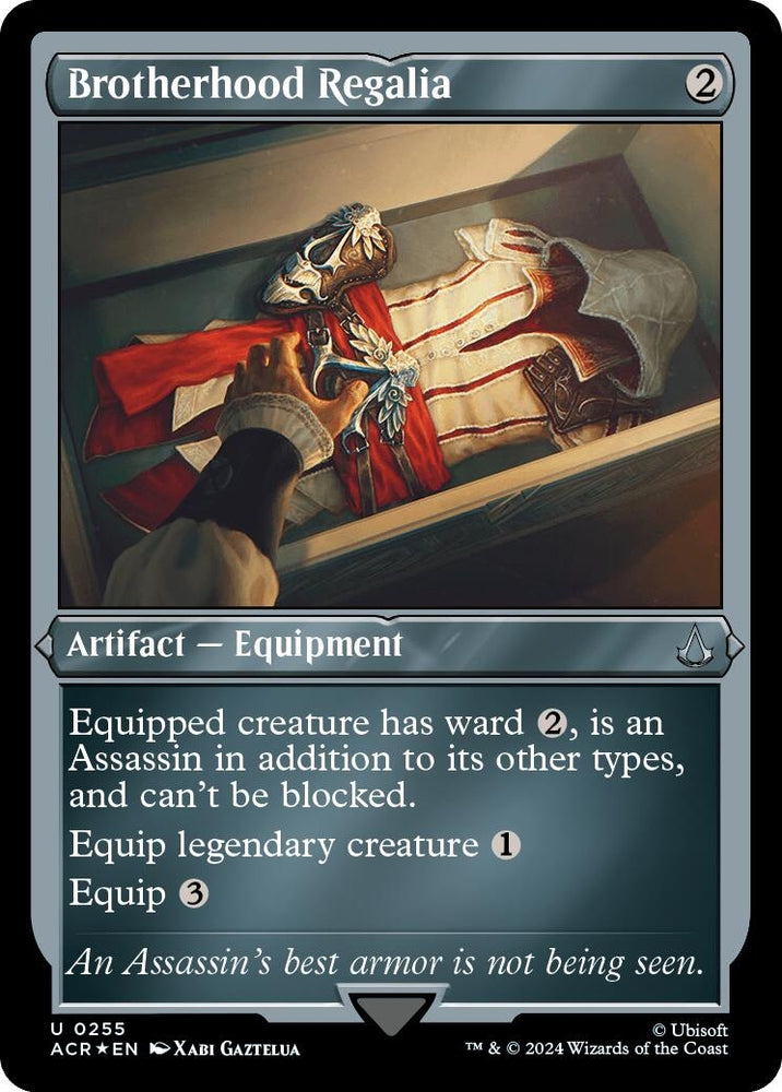 Image for Brotherhood Regalia (Foil Etched) (255) [Universes Beyond: Assassin's Creed]