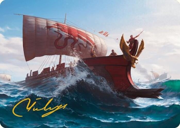 Image for Adrestia Art Card (Gold-Stamped Signature) (8) [Art Series: Universes Beyond: Assassin's Creed]