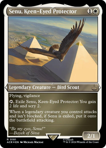 Image for Senu, Keen-Eyed Protector (Foil Etched) (181) - Magic: The Gathering