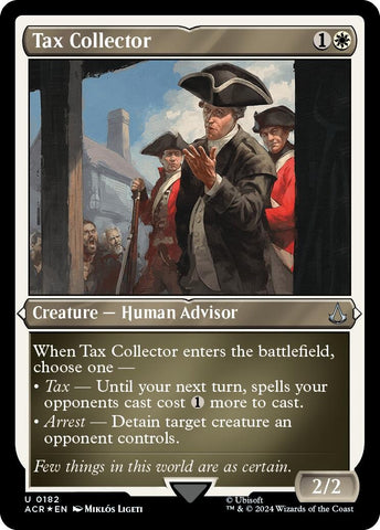 Image for Tax Collector (Foil Etched) (182) - Magic: The Gathering