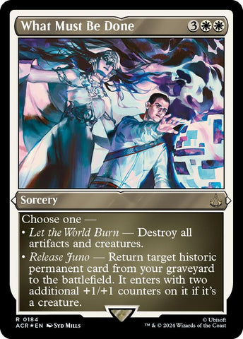 Image for What Must Be Done (Foil Etched) (184) - Magic: The Gathering