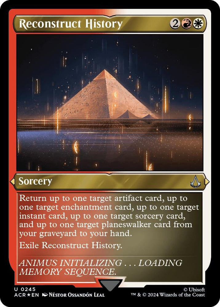 Image for Reconstruct History (Foil Etched) (245) - Magic: The Gathering