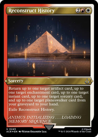 Image for Reconstruct History (Foil Etched) (245) - Magic: The Gathering