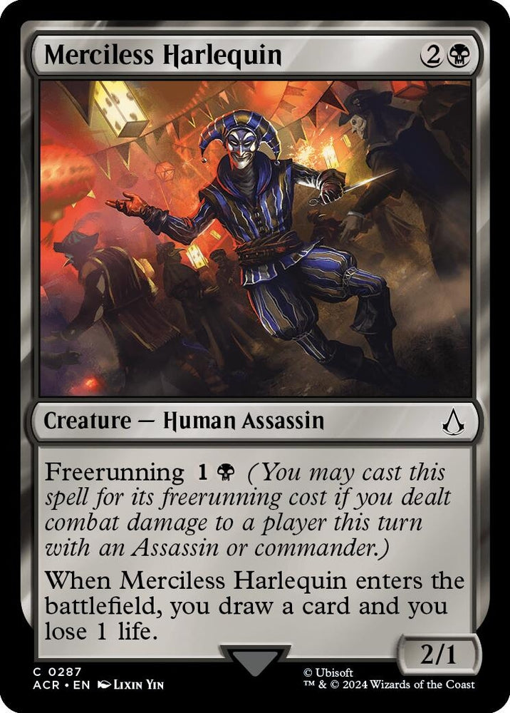 Image for Merciless Harlequin (287) [Universes Beyond: Assassin's Creed]