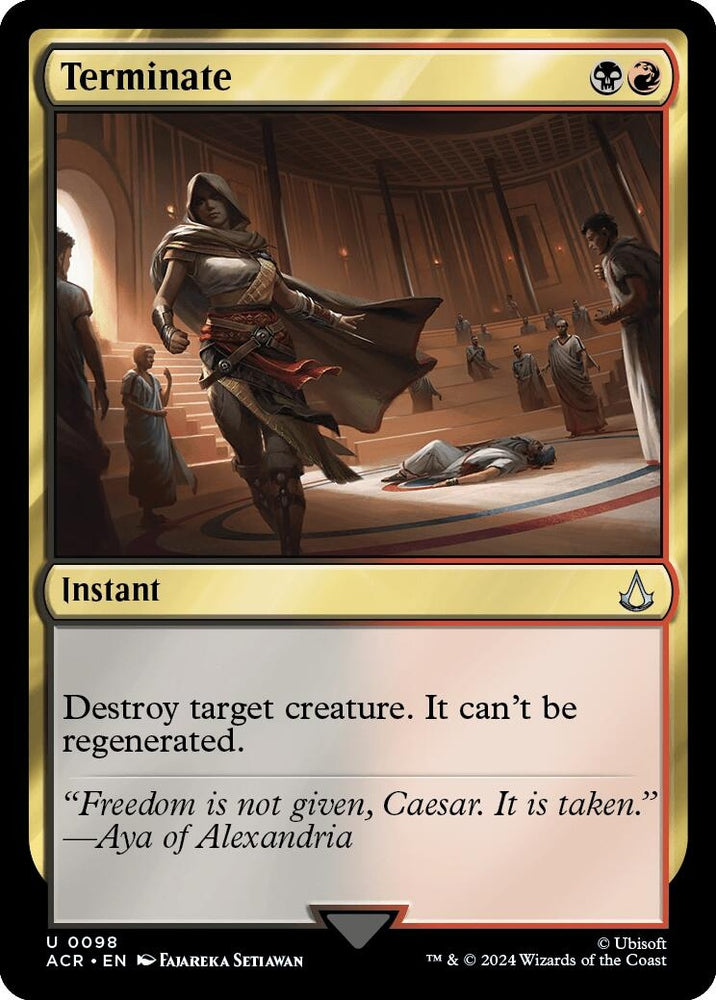 Image for Terminate (98) - Magic: The Gathering