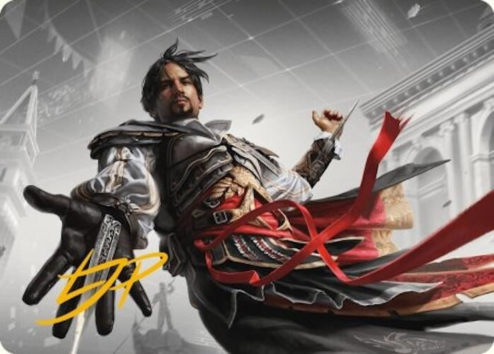 Image for Ezio Auditore da Firenze Art Card (Gold-Stamped Signature) (13) [Art Series: Universes Beyond: Assassin's Creed]