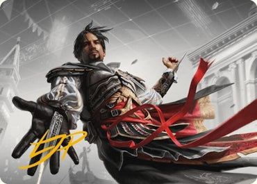 Image for Ezio Auditore da Firenze Art Card (Gold-Stamped Signature) (13) [Art Series: Universes Beyond: Assassin's Creed]