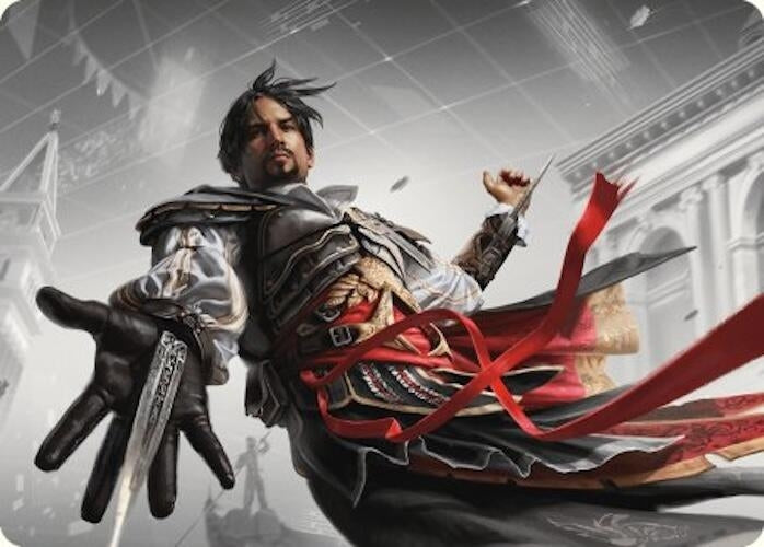 Image for Ezio Auditore da Firenze Art Card (13) [Art Series: Universes Beyond: Assassin's Creed]