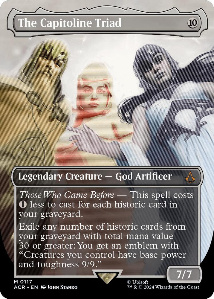 Image for The Capitoline Triad (Borderless) (117) [Universes Beyond: Assassin's Creed]