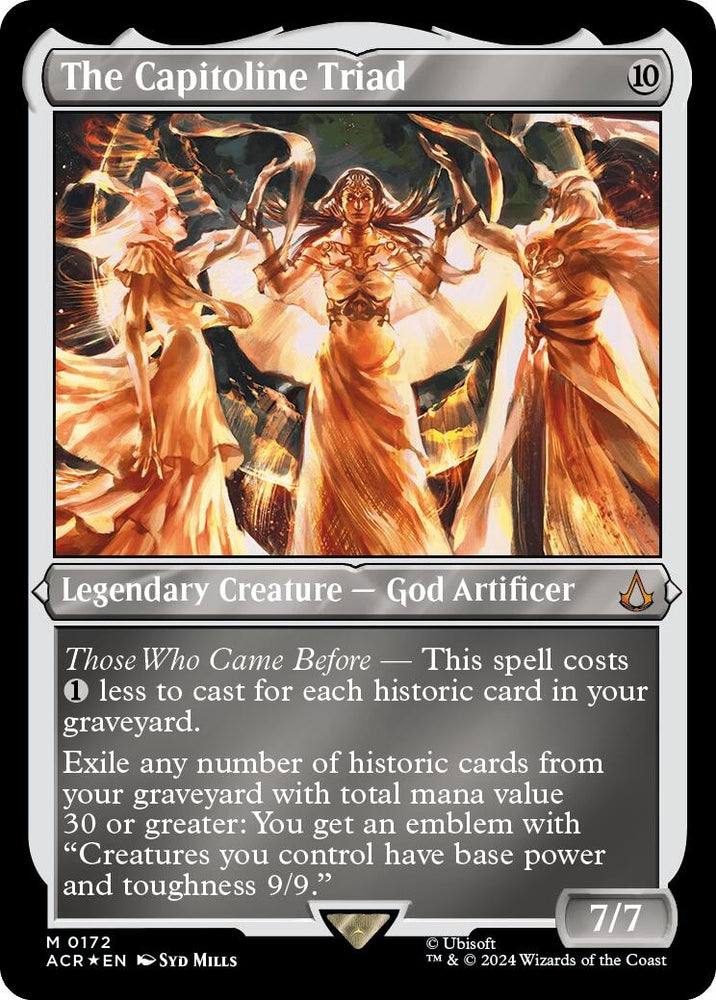 Image for The Capitoline Triad (Foil Etched) (172) [Universes Beyond: Assassin's Creed]