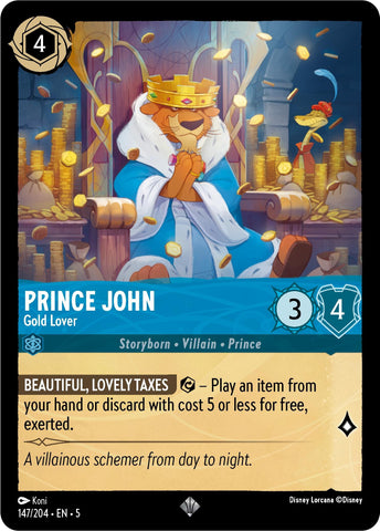 Image for Prince John - Gold Lover (147/204) [Shimmering Skies]