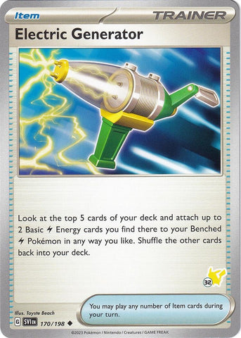 Image for Electric Generator - Pikachu 32 (170/198) - Pokemon