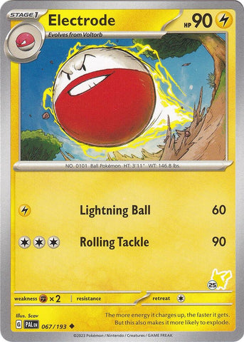 Image for Electrode - Pikachu 25 (067/193) - Pokemon