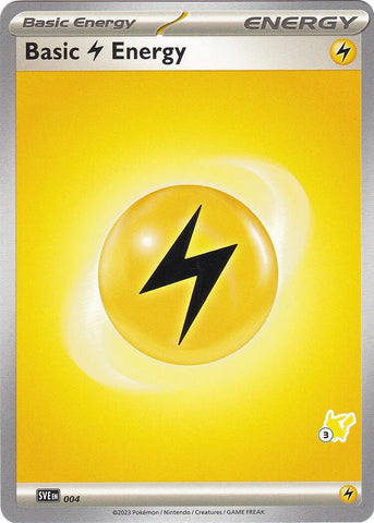 Image for Basic Lightning Energy - Pikachu 3 (004) - Pokemon