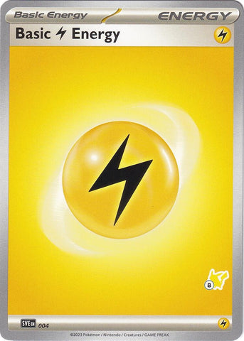 Image for Basic Lightning Energy - Pikachu 8 (004) - Pokemon