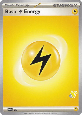 Image for Basic Lightning Energy - Pikachu 9 (004) - Pokemon