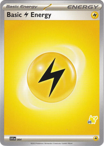 Image for Basic Lightning Energy - Pikachu 22 (004) - Pokemon