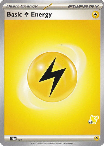 Image for Basic Lightning Energy - Pikachu 24 (004) - Pokemon
