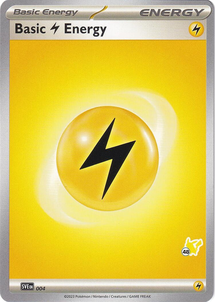 Image for Basic Lightning Energy - Pikachu 48 (004) - Pokemon