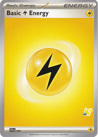 Image for Basic Lightning Energy - Pikachu 48 (004) - Pokemon