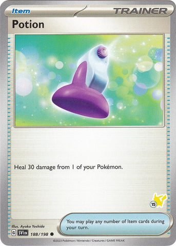 Image for Potion - Pikachu 15 (188/192) - Pokemon
