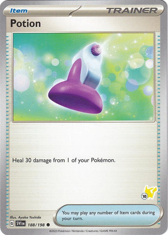Image for Potion - Pikachu 18 (188/192) - Pokemon