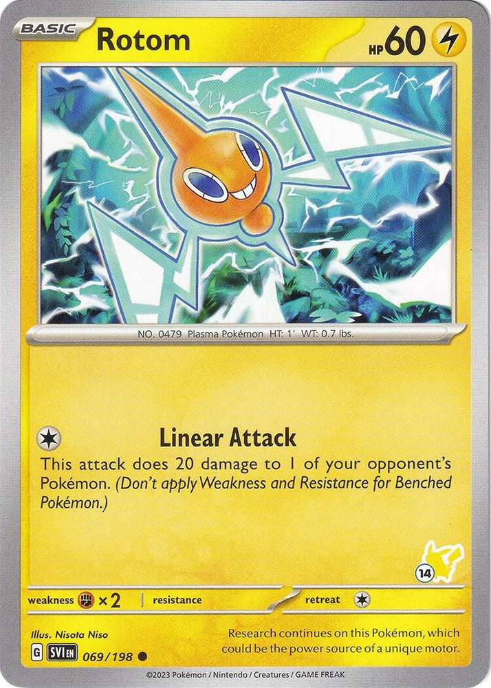Image for Rotom - Pikachu 14 (069/198) - Pokemon