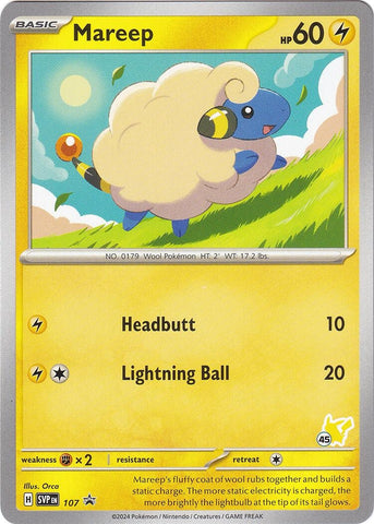 Image for Mareep - Pikachu 45 (107) - Pokemon