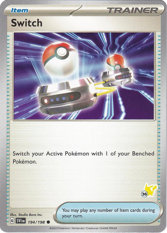 Image for Switch - Pikachu 36 (194/198) - Pokemon