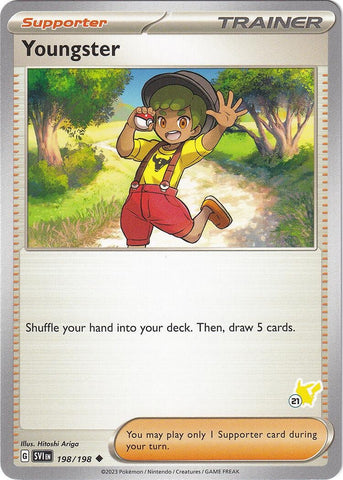 Image for Youngster - Pikachu 21 (198/198) - Pokemon