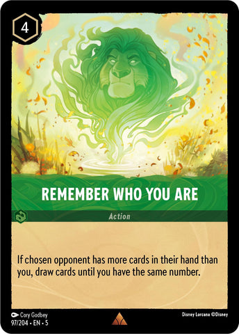 Image for Remember Who You Are (97/204) - Disney Lorcana